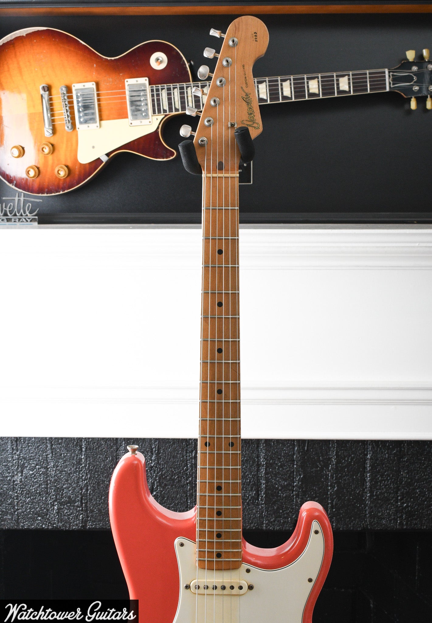 2019 Danocaster Double Cut Hardtail Fiesta Red