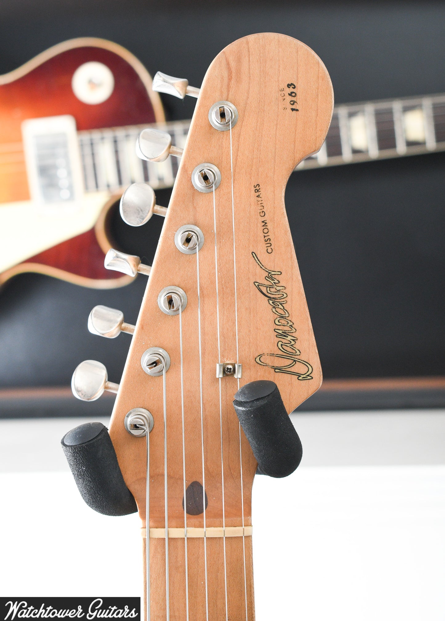 2019 Danocaster Double Cut Hardtail Fiesta Red