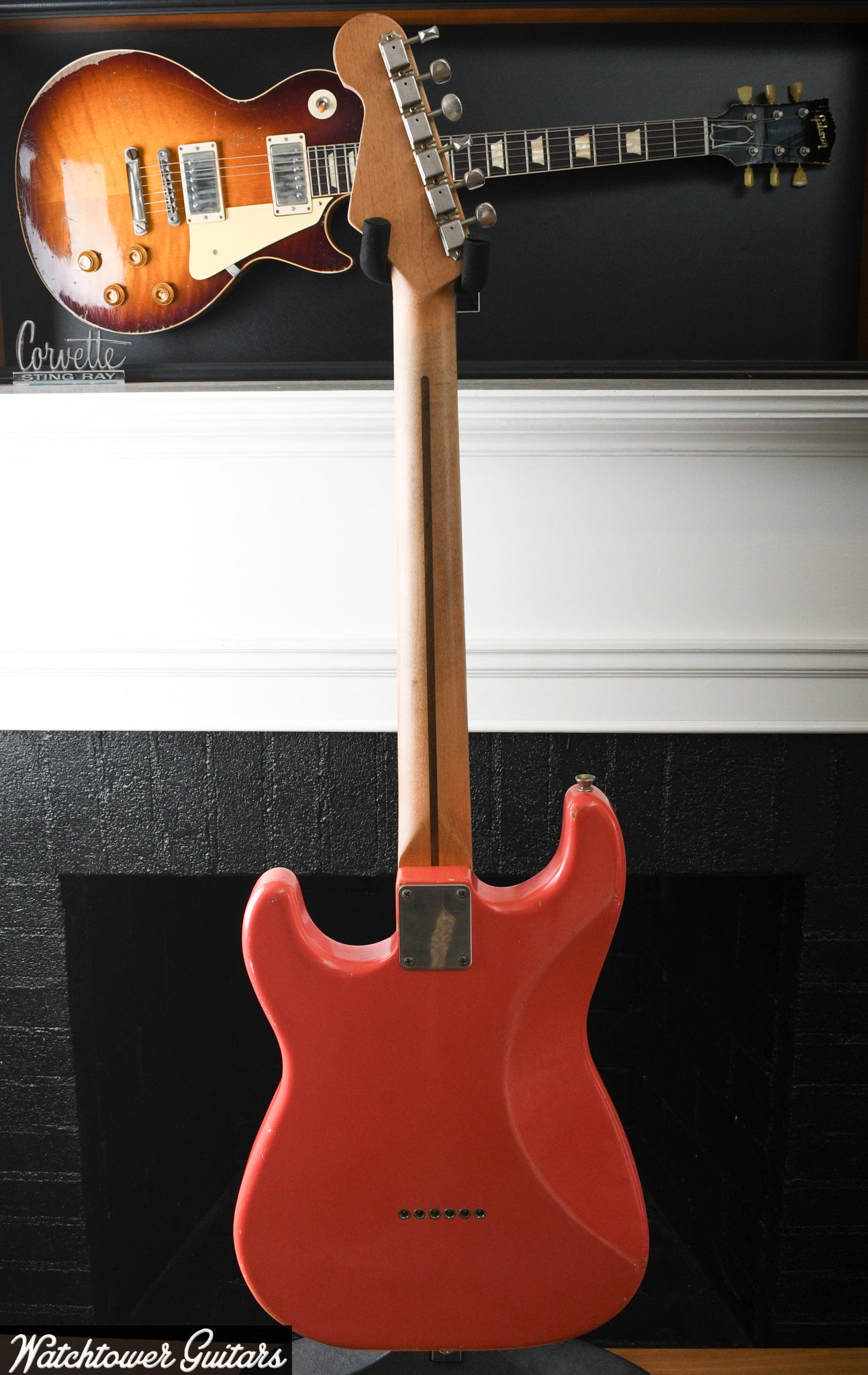 2019 Danocaster Double Cut Hardtail Fiesta Red