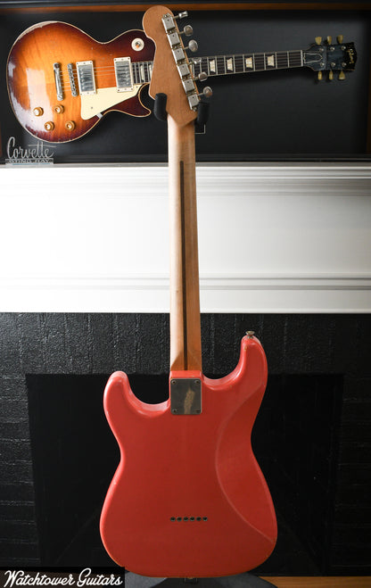 2019 Danocaster Double Cut Hardtail Fiesta Red