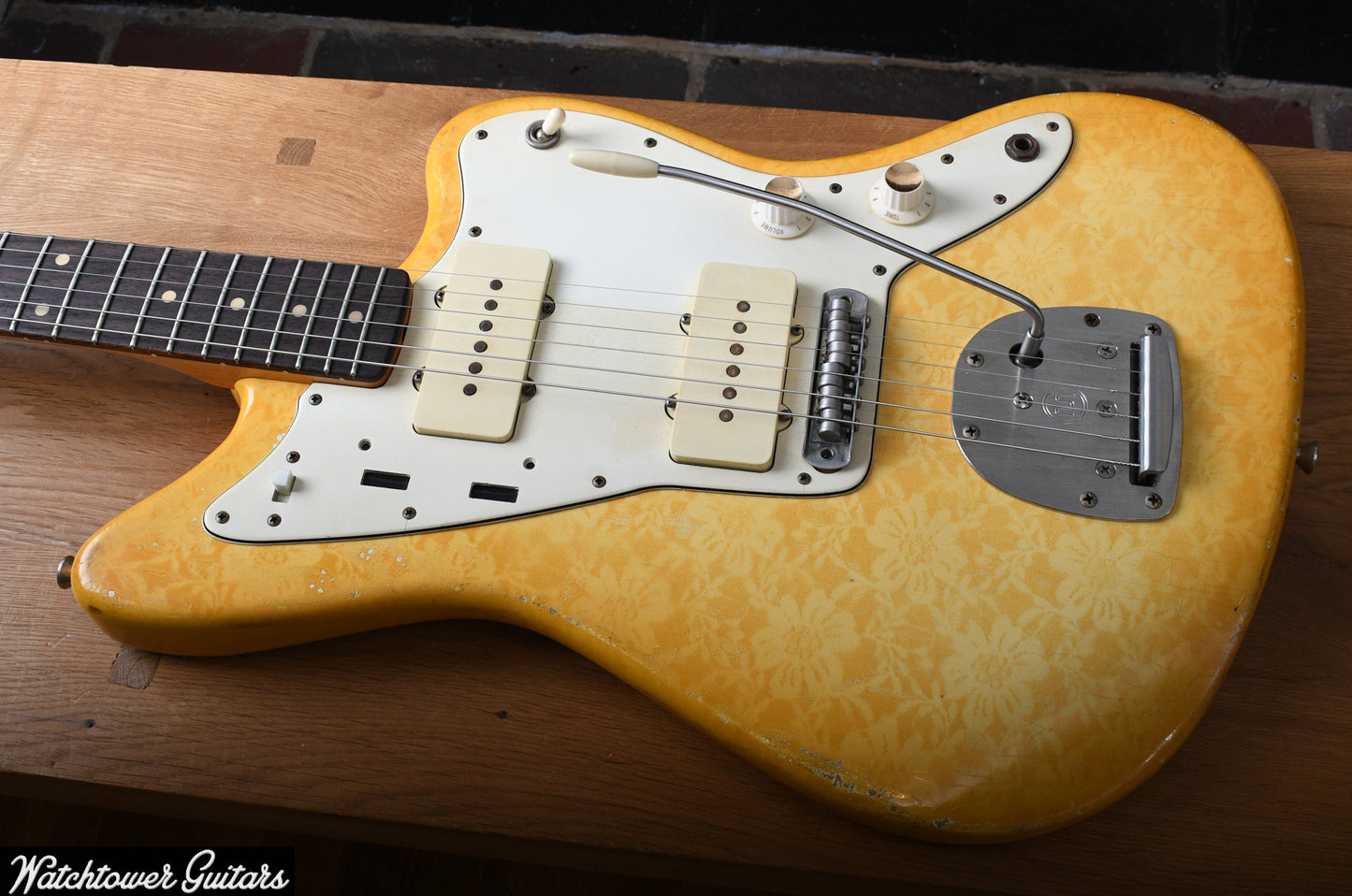 2020 Danocaster Offset Custom Lace Print "Honey"