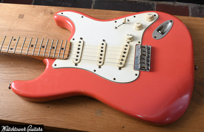 2019 Danocaster Double Cut Hardtail Fiesta Red