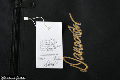 2019 Danocaster Double Cut Hardtail Fiesta Red