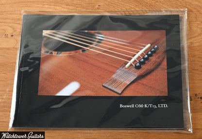 2022 Boswell "Lost Tunnel" Redwood OM Koa T13