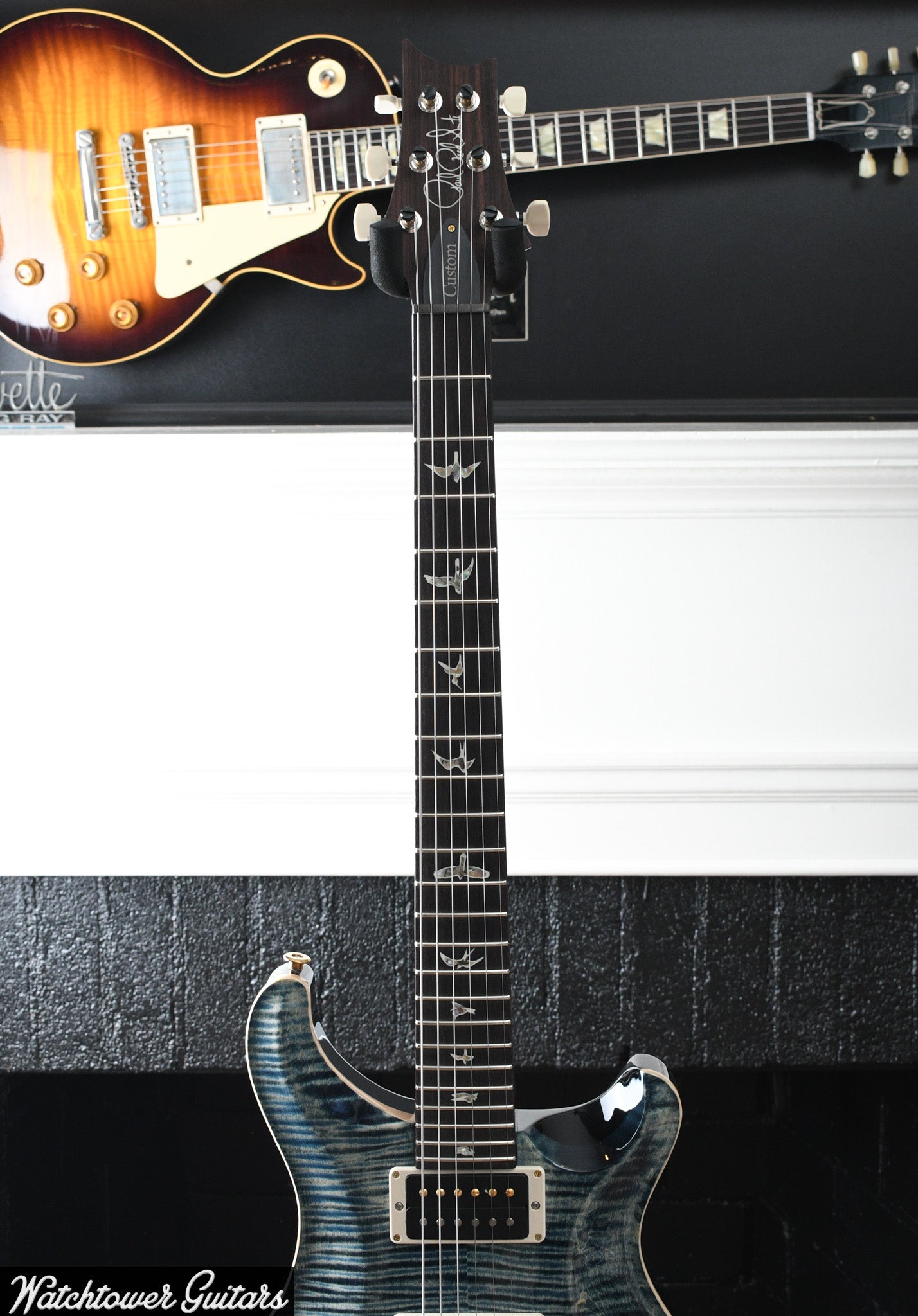 Paul Reed Smith PRS Custom 24 10 Top Faded Whale Blue