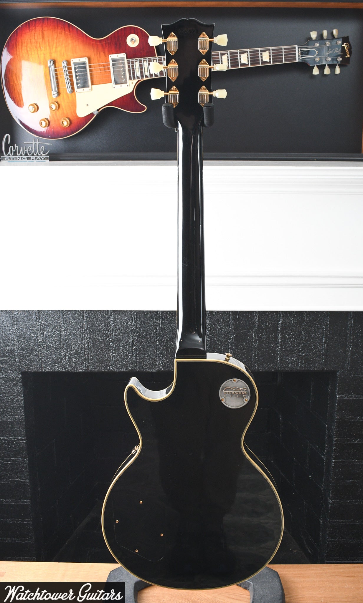 2022 Gibson 1968 Les Paul Custom Wildwood Spec Black Beauty