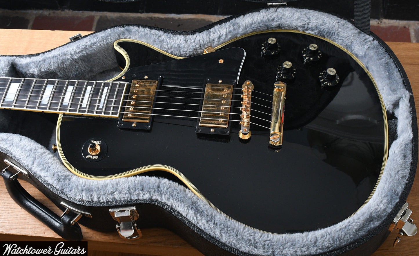 2022 Gibson 1968 Les Paul Custom Wildwood Spec Black Beauty
