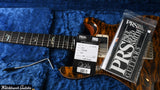 2021 Paul Reed Smith PRS Wood Library DGT 10 Top Quilt Yellow Tiger Brazilian Fingerboard