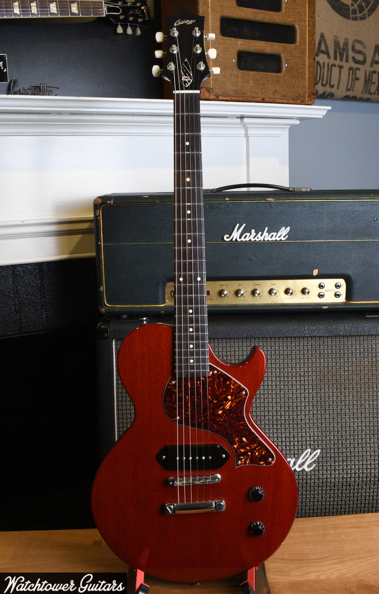 2017 Collings 290 S P-90 Crimson