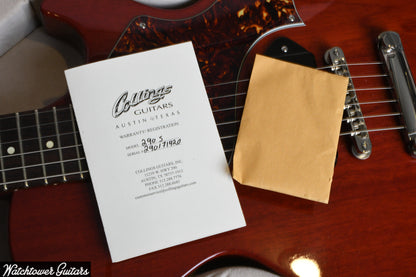 2017 Collings 290 S P-90 Crimson