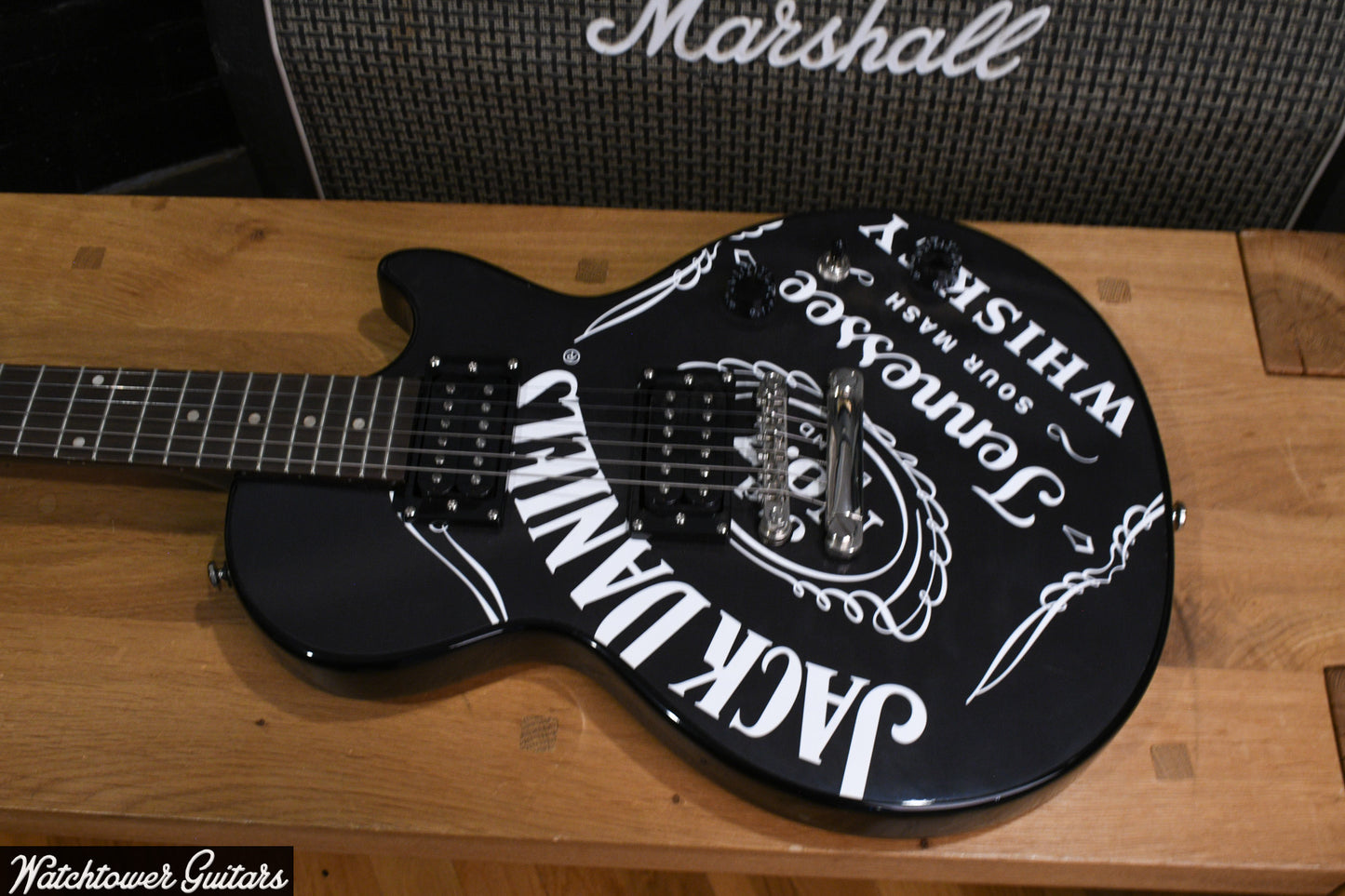 2012 Epiphone Jack Daniels Les Paul Special II Black