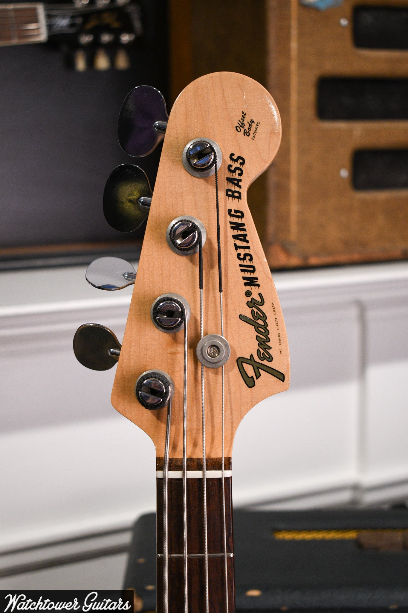 1968 Fender Mustang Bass Dakota Red – Watchtower Guitars