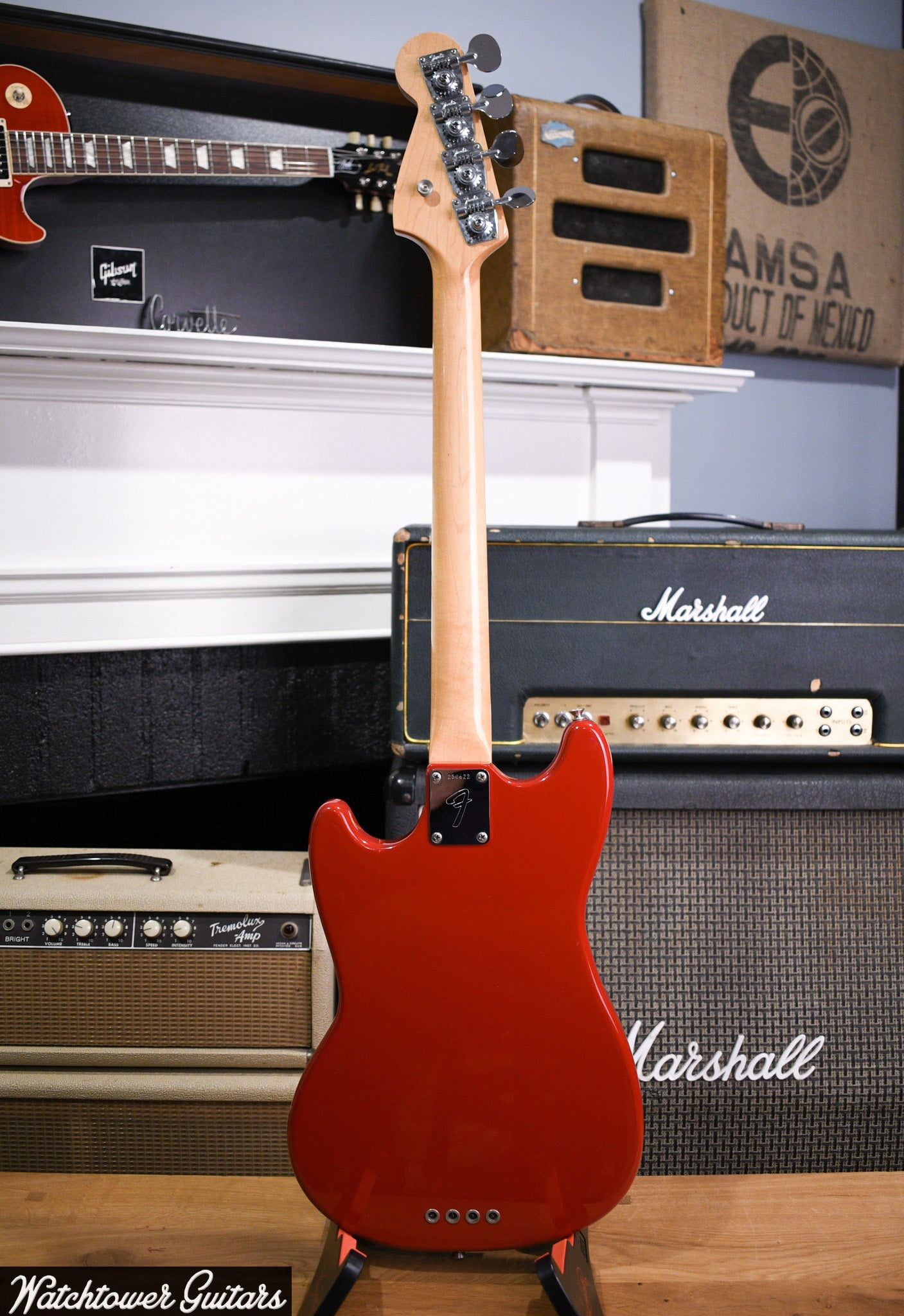 1968 Fender Mustang Bass Dakota Red – Watchtower Guitars