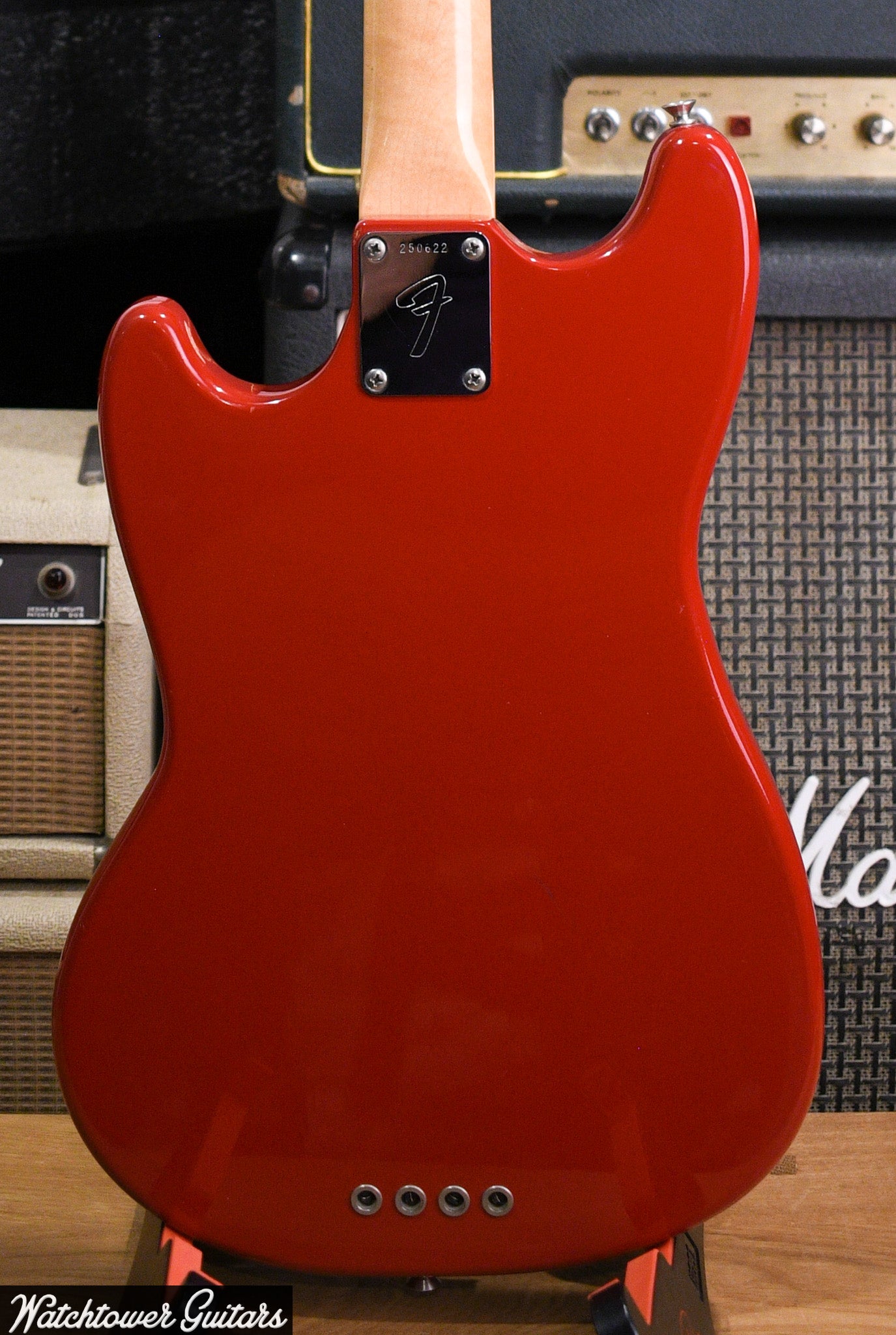 1968 Fender Mustang Bass Dakota Red – Watchtower Guitars