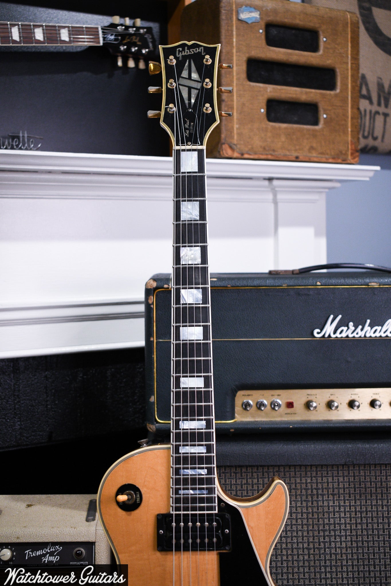 1973 Gibson Les Paul Custom *Rare Natural* – Watchtower Guitars