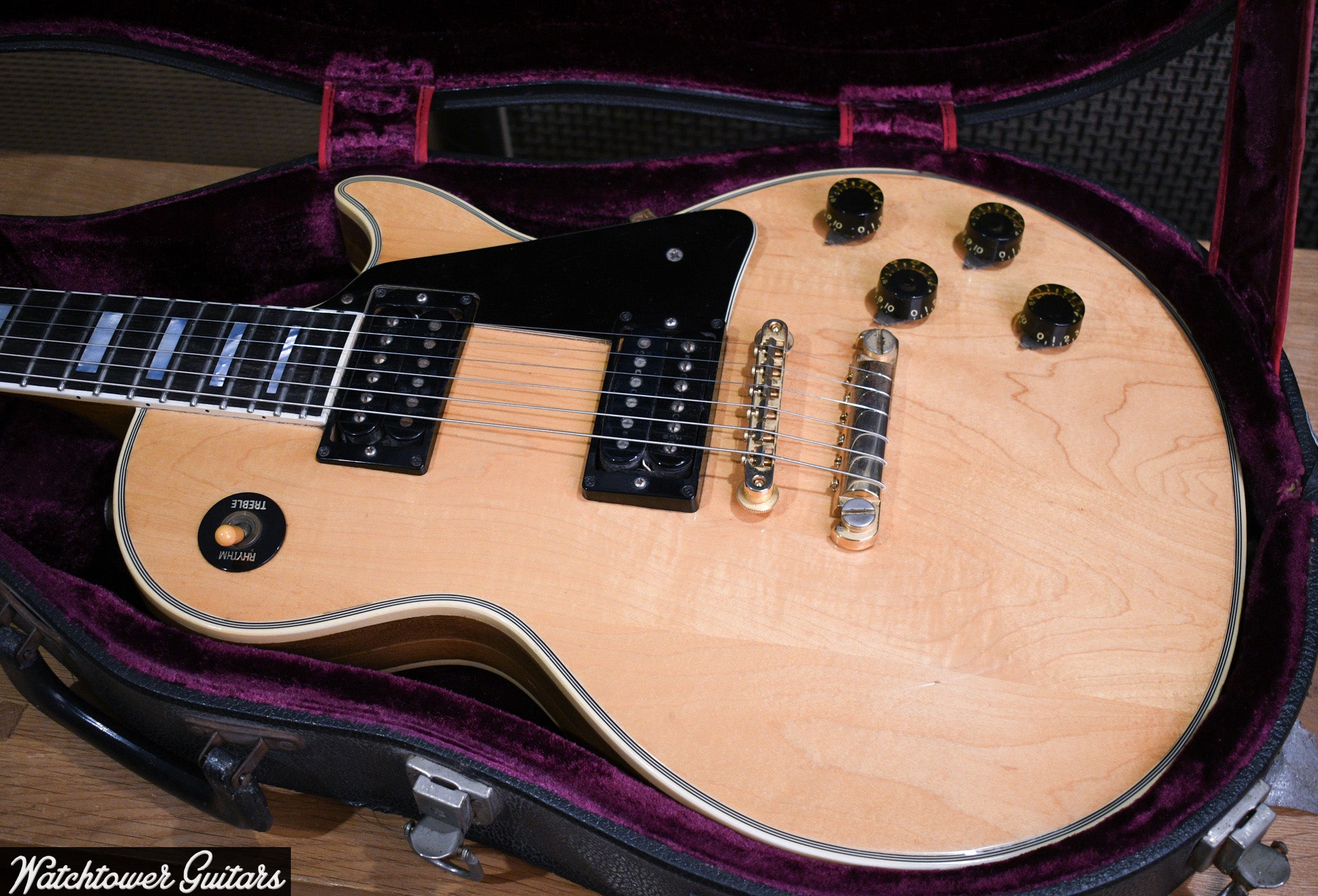 Gibson Les Paul custom プレヒストリック 1973 Gibson Les Paul Custom *Rare Natural* – Watchtower Guitars