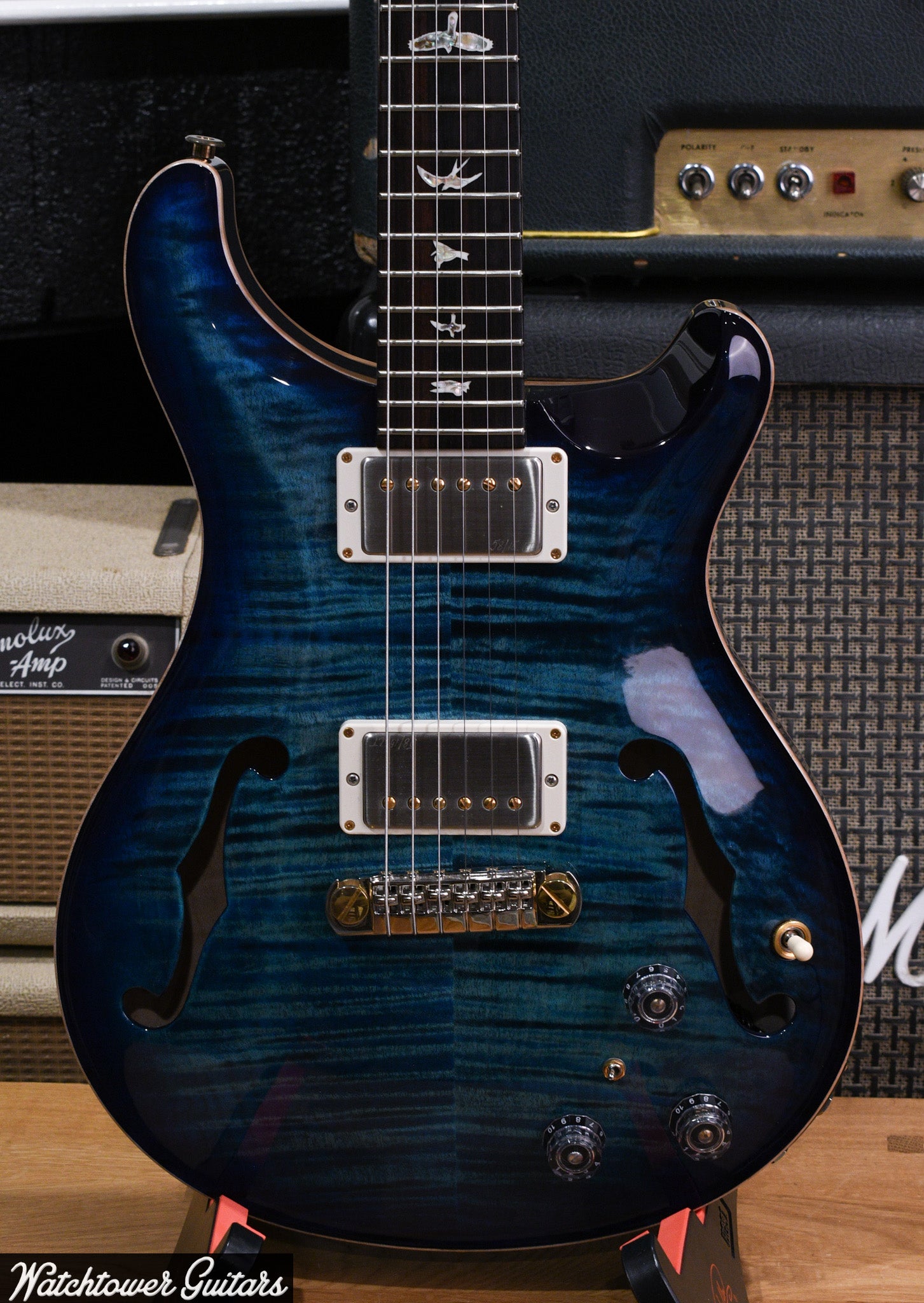 2023 Paul Reed Smith PRS Hollowbody II Piezo 10 Top Cobalt Blue ...