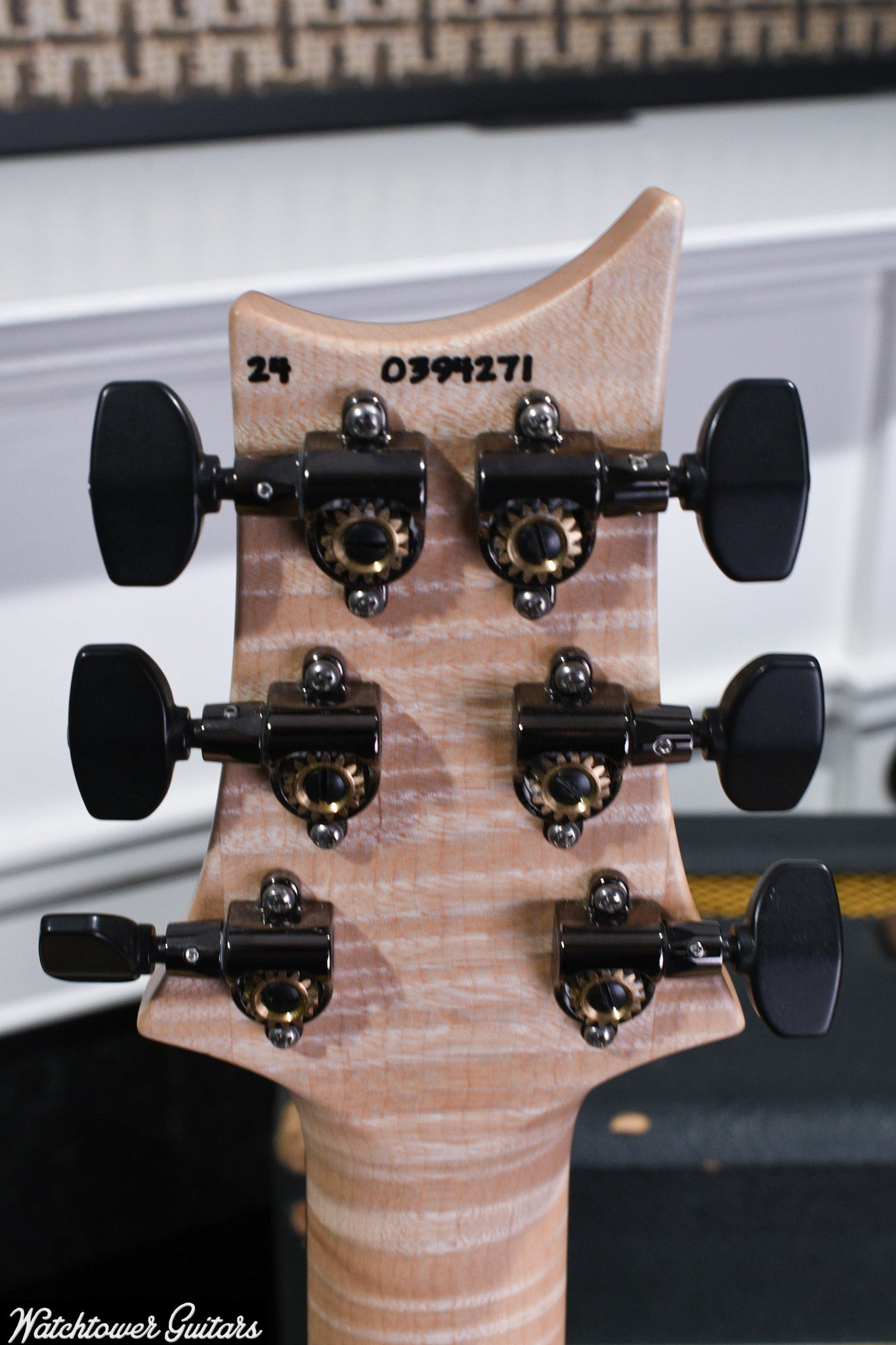 2024 Paul Reed Smith PRS Custom 24-08 Wood Library Vintage Natural Quilt