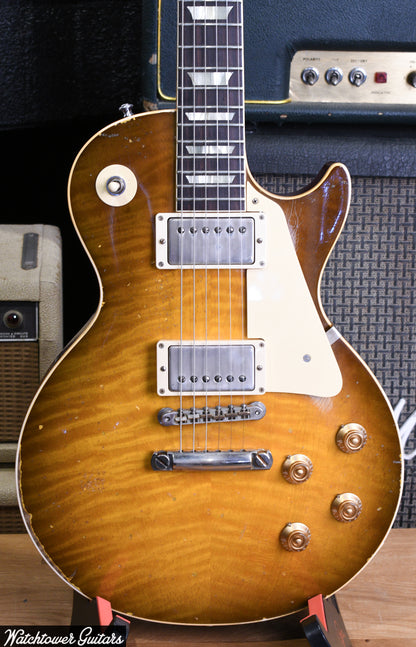 2020 Gibson Les Paul 1959 R9 Murphy Lab Heavy Aged Tom Murphy Painted Golden Poppy