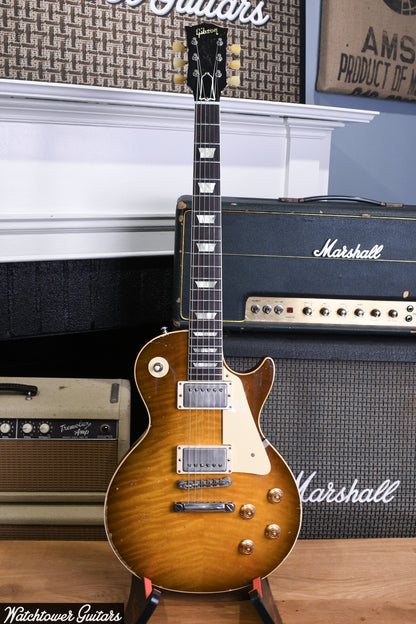 2020 Gibson Les Paul 1959 R9 Murphy Lab Heavy Aged Tom Murphy Painted Golden Poppy