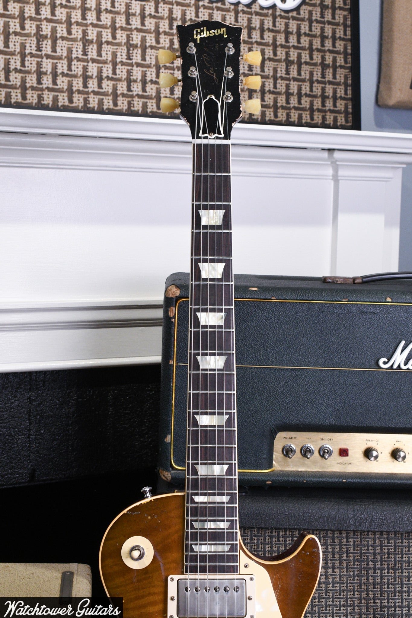 2020 Gibson Les Paul 1959 R9 Murphy Lab Heavy Aged Tom Murphy Painted Golden Poppy