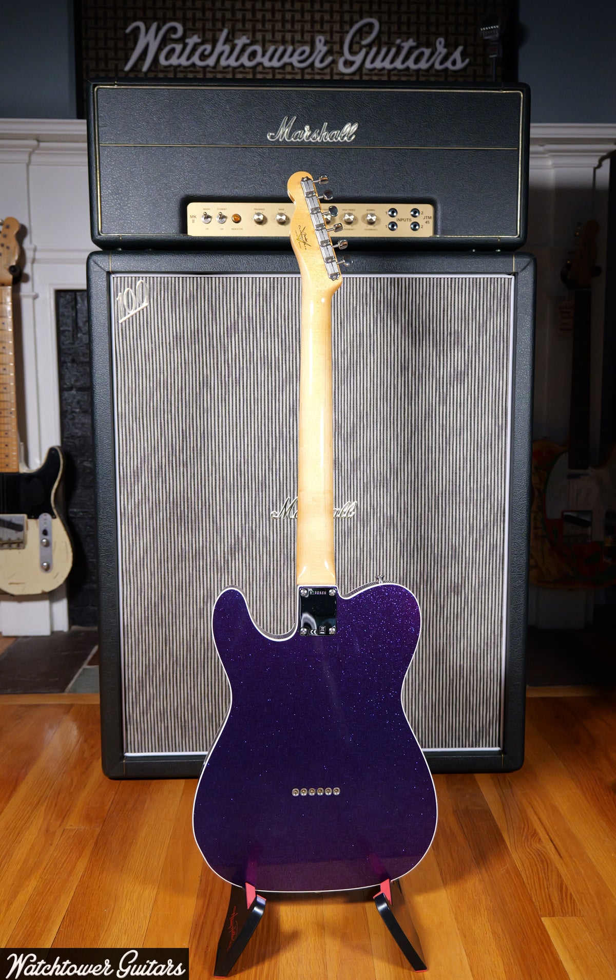 2022 Fender Custom Shop '62 Telecaster Custom Wildwood 10 Purple Sparkle