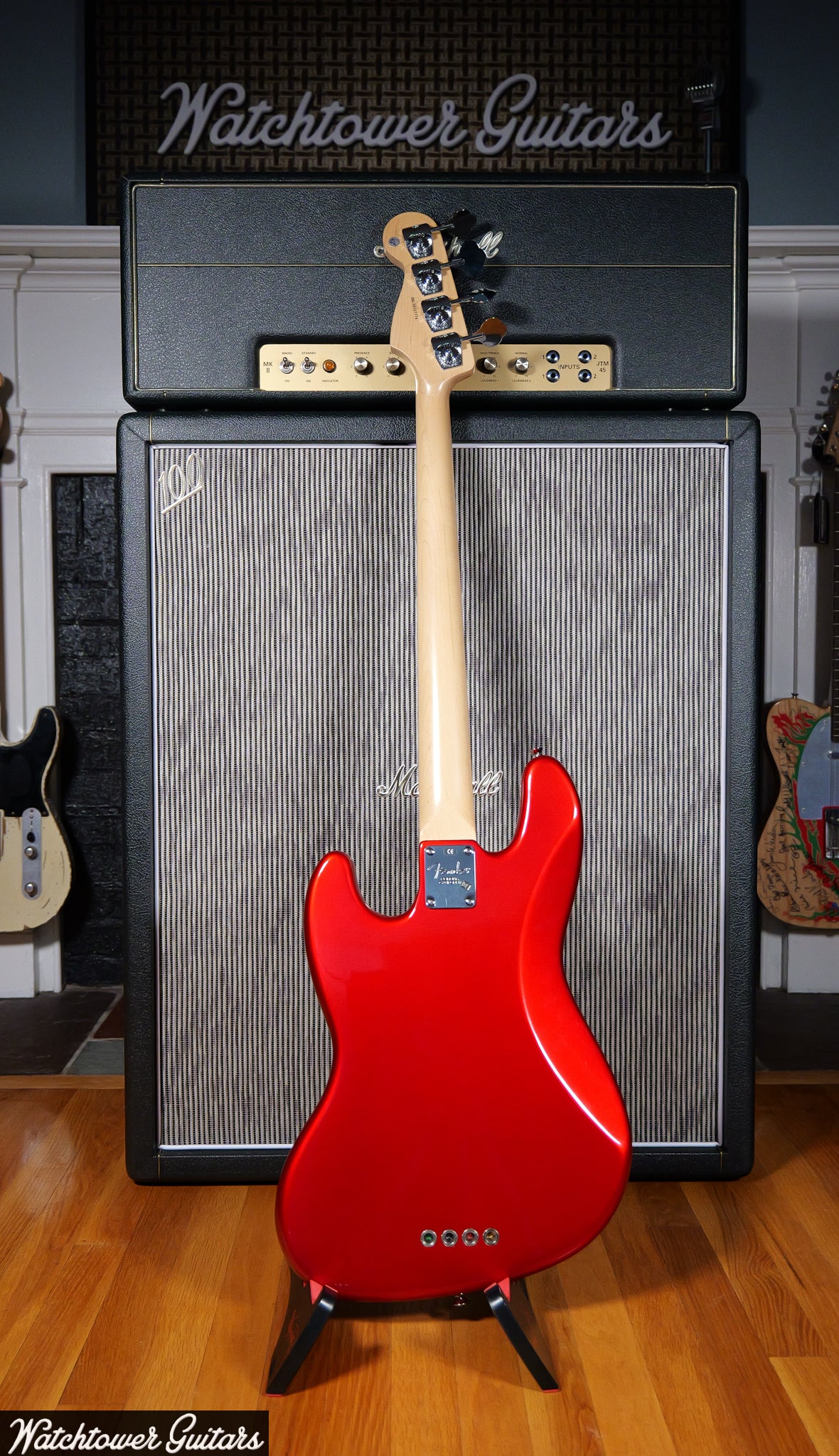 2006 Fender Jazz Bass USA Chrome Red