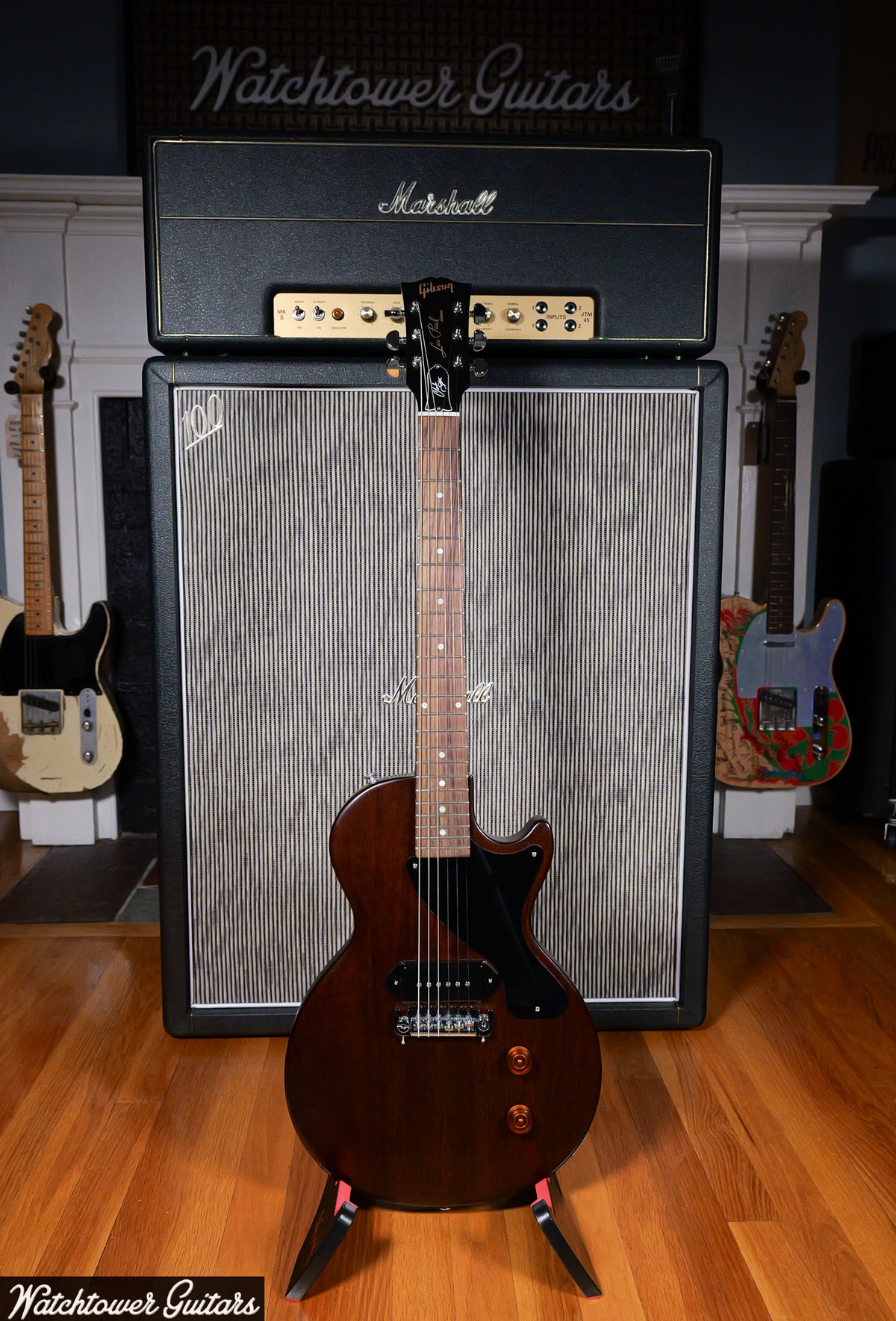 2024 Gibson Les Paul Junior Charlie Starr Dark Walnut