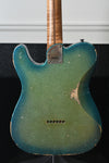 LSL Instruments Bad Bone 190 Blue Green Sparkle Sparkle Heavy Aged "Atlantis"