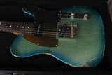 LSL Instruments Bad Bone 190 Blue Green Sparkle Sparkle Heavy Aged "Atlantis"