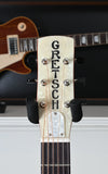 G9201 Honey Dipper™ Round-Neck, Brass Body Biscuit Cone Resonator Guitar, Shed Roof Finish