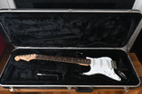 1987 Fender Japan Squier Left handed Stratocaster Black E series MIJ Hendrix