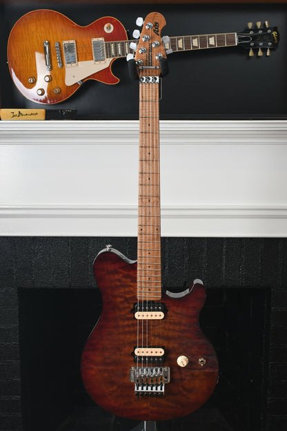 Ernie Ball Music Man Axis Roasted Amber Quilt