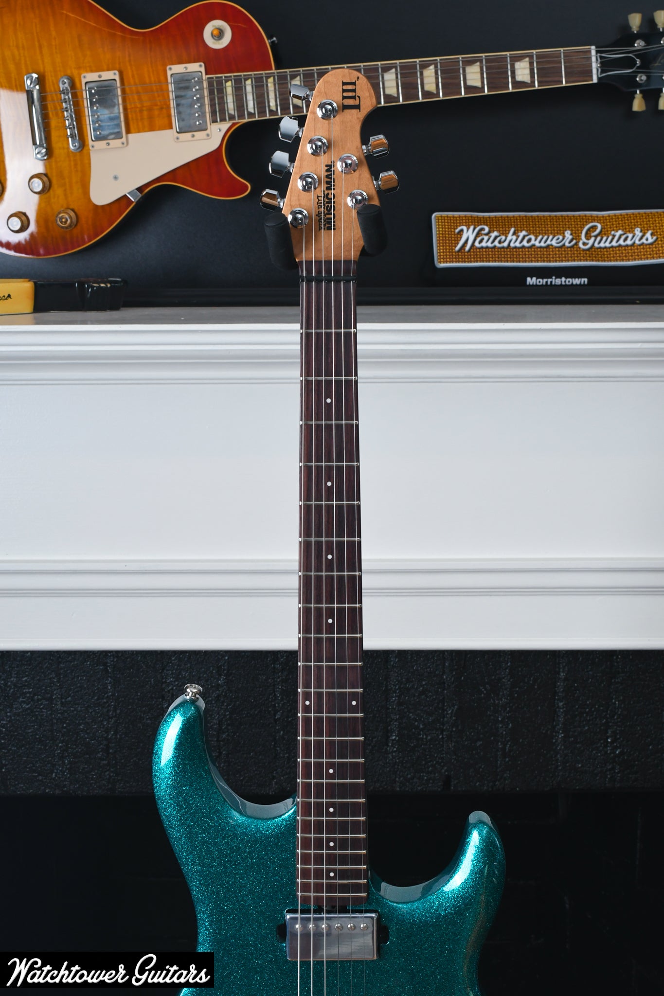 Ernie Ball Music Man Luke III HSS Ocean Sparkle