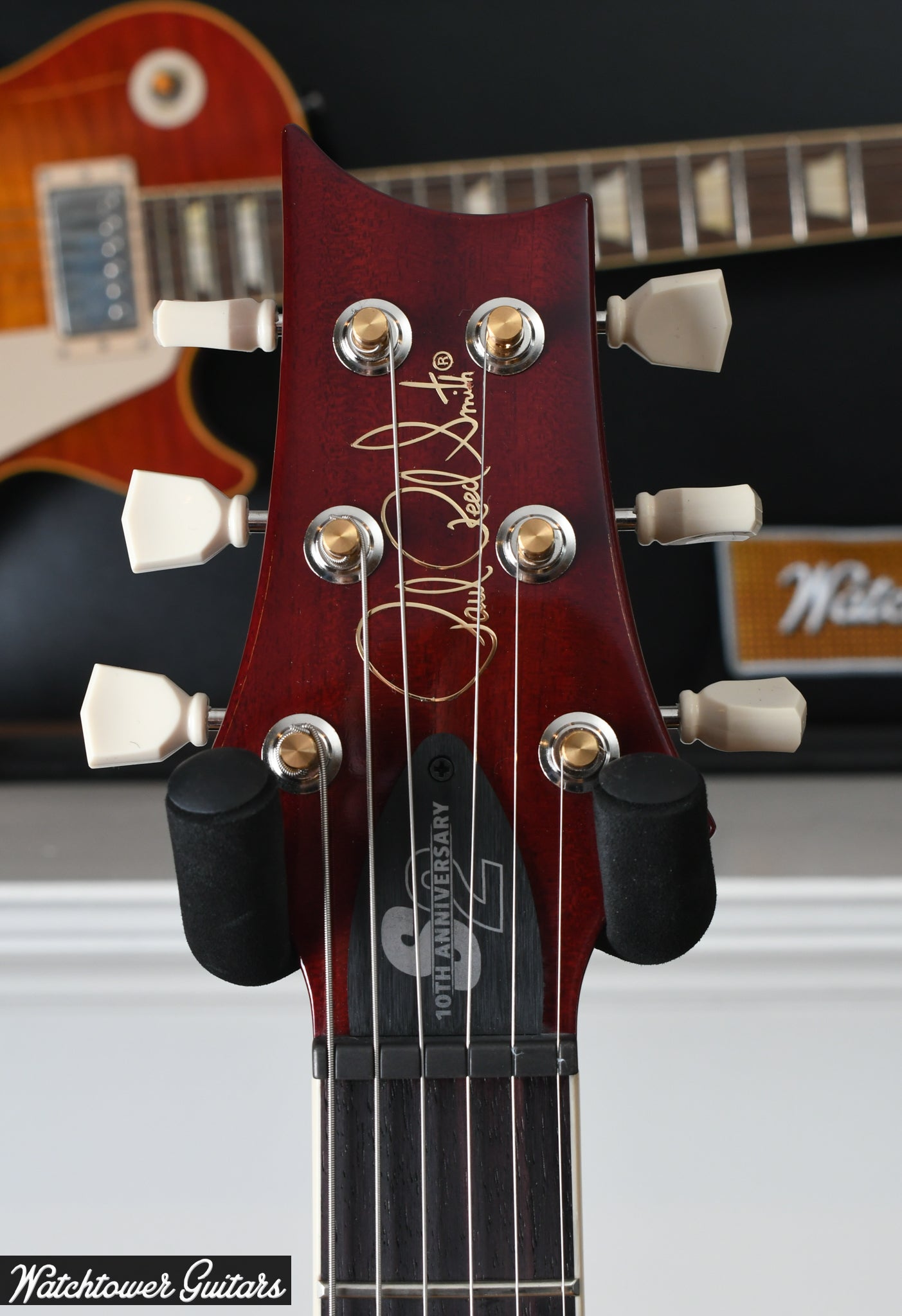 Paul Reed Smith PRS 10th Anniversary S2 594 Dark Cherry Sunburst