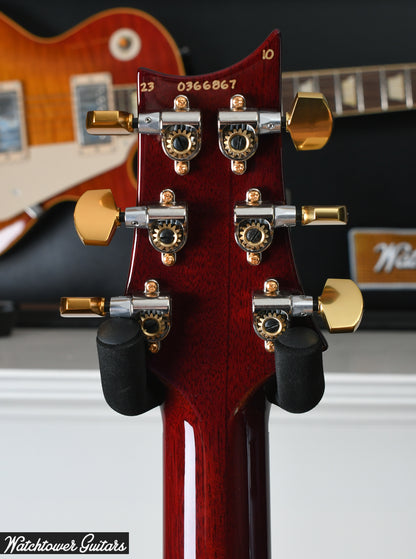 Paul Reed Smith PRS Hollowbody II Piezo 10 Top *Custom Color* Fire Red Wrap