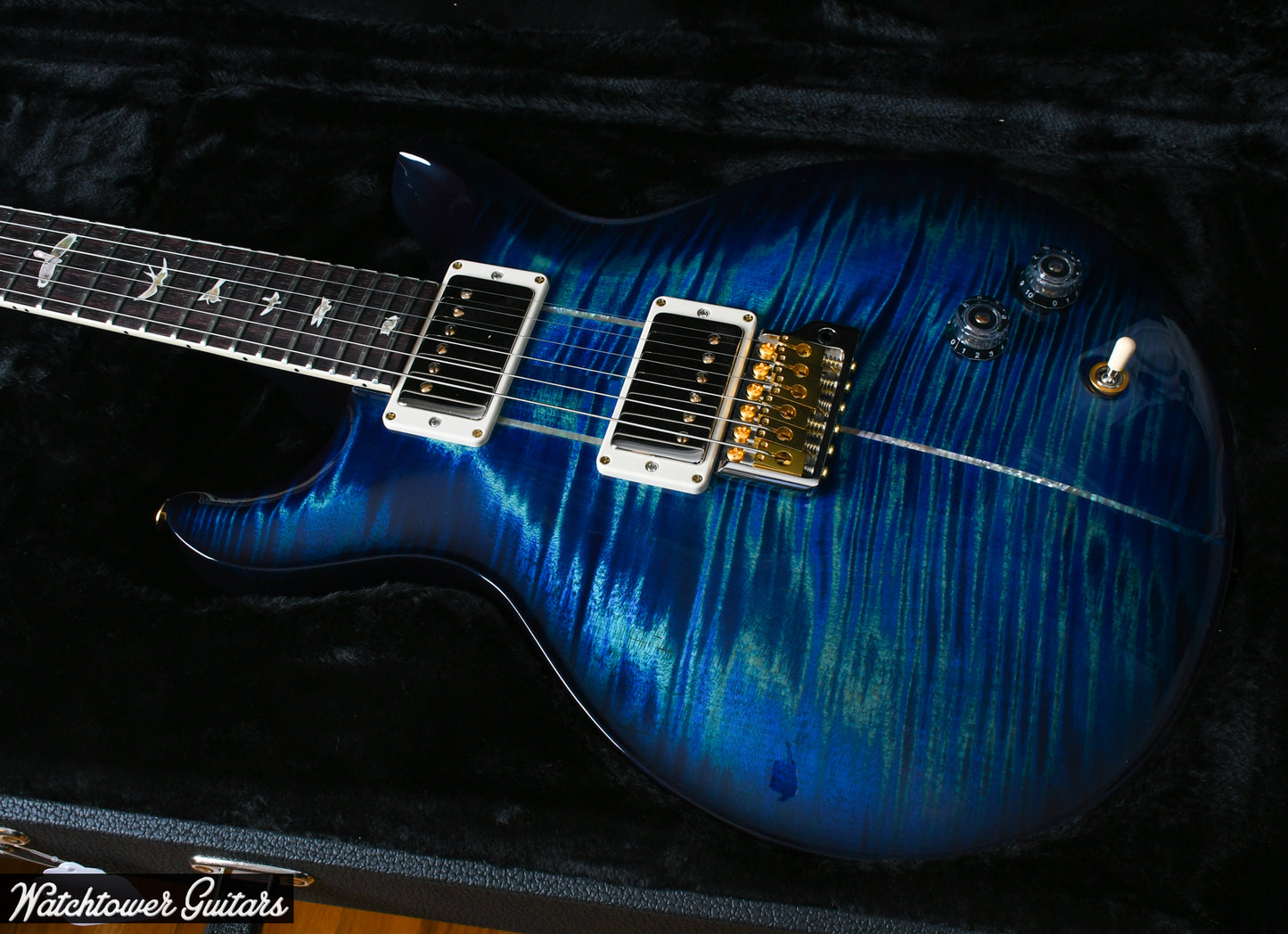 Paul Reed Smith PRS Santana Retro 10 Top *Custom Color* Whale Blue Wrap