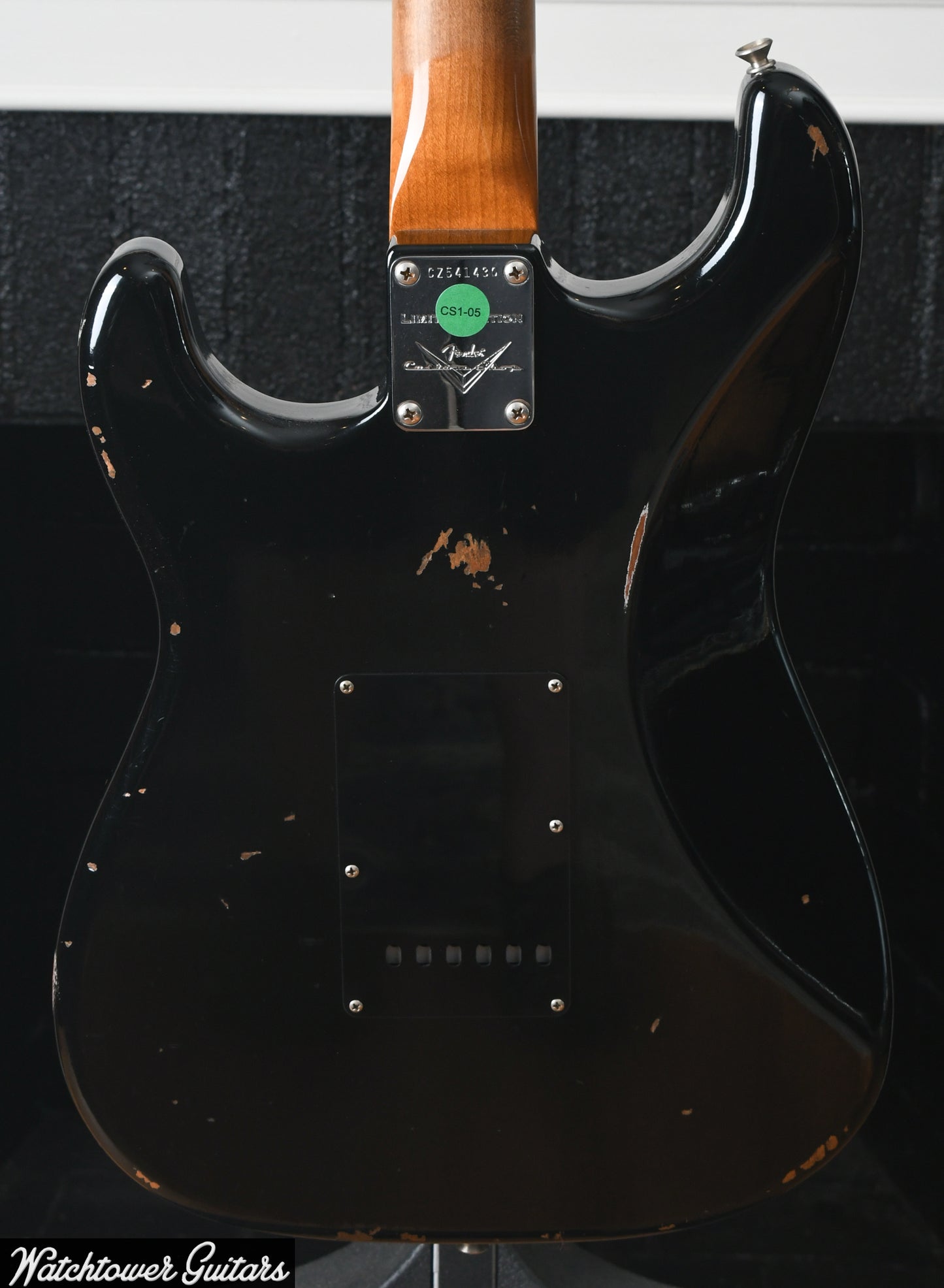 2019 Fender Custom Shop Limited Edition Roasted Poblano Stratocaster Black Relic