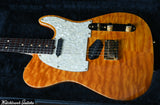 1995 Tom Anderson Hollow T Classic Contoured Translucent Amber