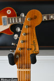 2021 Fender Custom Shop Wildwood 10 1957 Ultra Light Stratocaster Journeyman Relic Red Sparkle