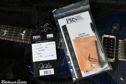 2020 Paul Reed Smith PRS Custom 22 *Custom Color* Royal Blue Wrap Burst