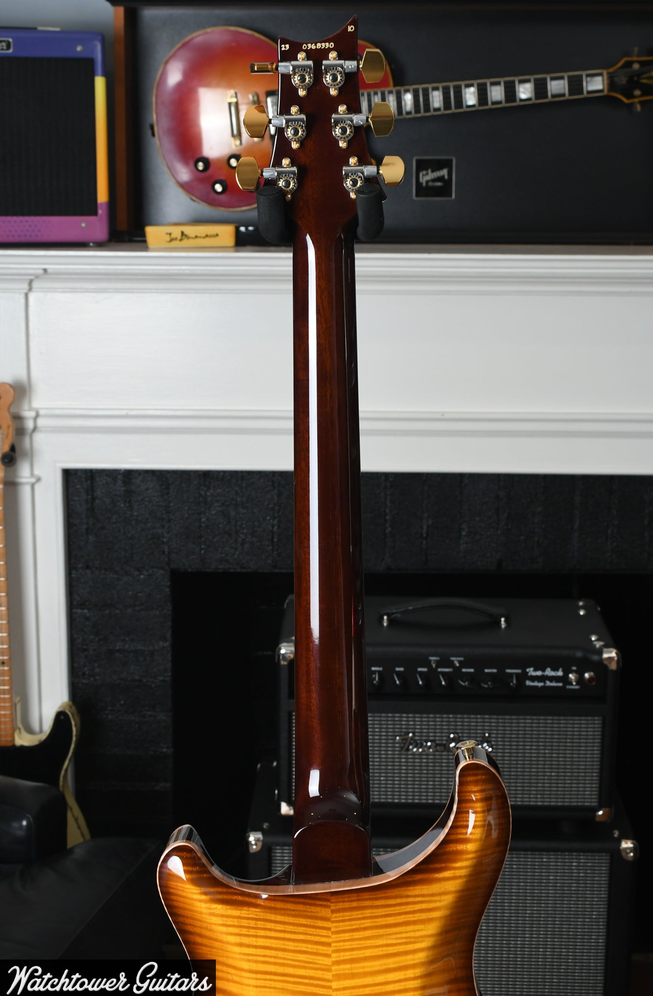 Paul Reed Smith PRS Hollowbody II Piezo 10 Top McCarty Tobacco Sunburst