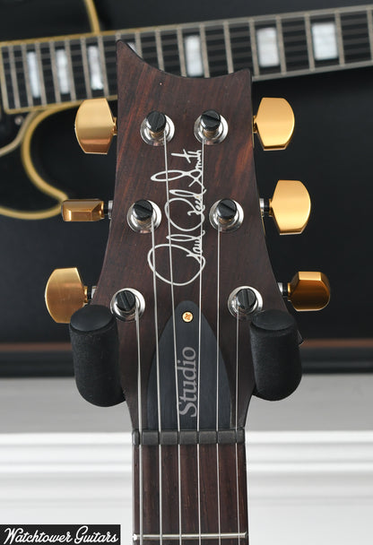 Paul Reed Smith PRS Studio Wood Library 10 Top Quilt, Brazilian Board, Korina, Aquableux Purple Burst Serial#0374256