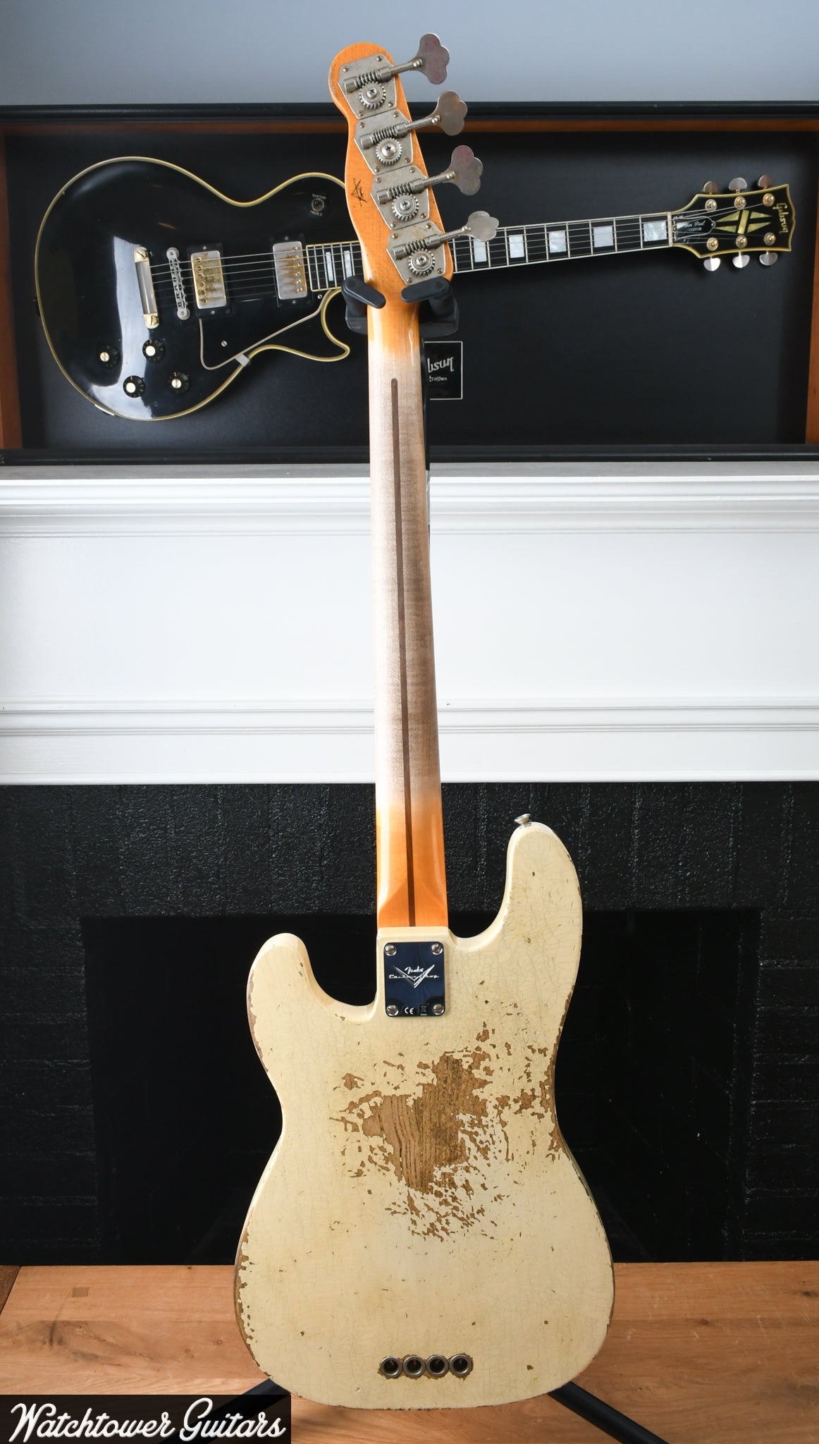 2023 Fender Custom Shop '51 Precision Bass Heavy Relic Aged Vintage White