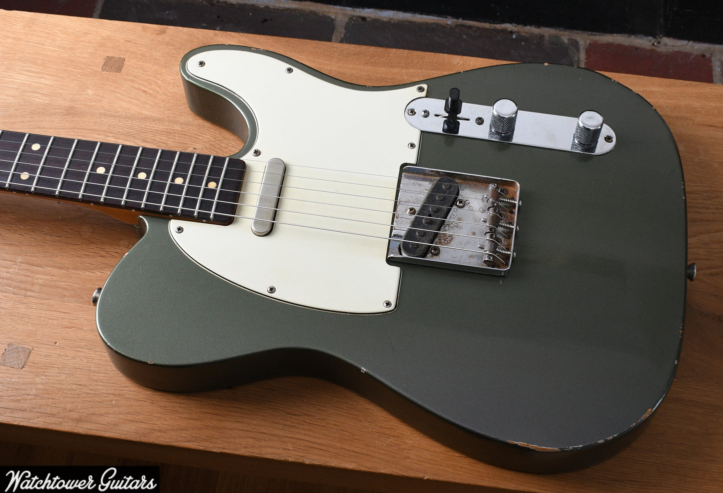 2021 Danocaster Single Cut Charcoal Frost