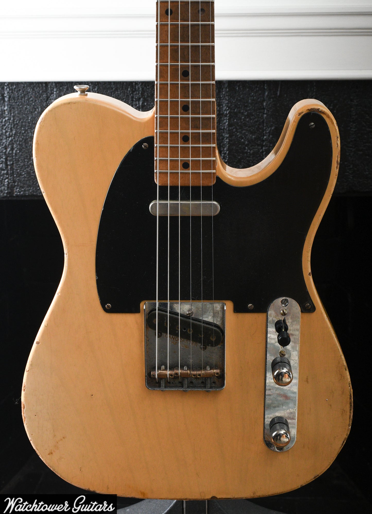 2024 Danocaster Single Cut Premium Blackguard, Ron Ellis pickups