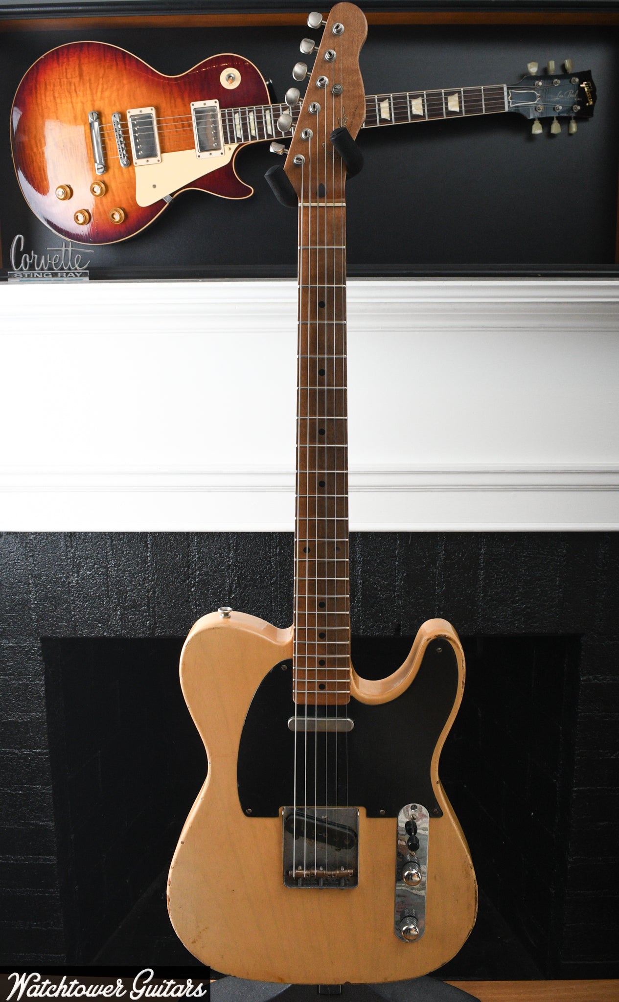 2024 Danocaster Single Cut Premium Blackguard, Ron Ellis pickups