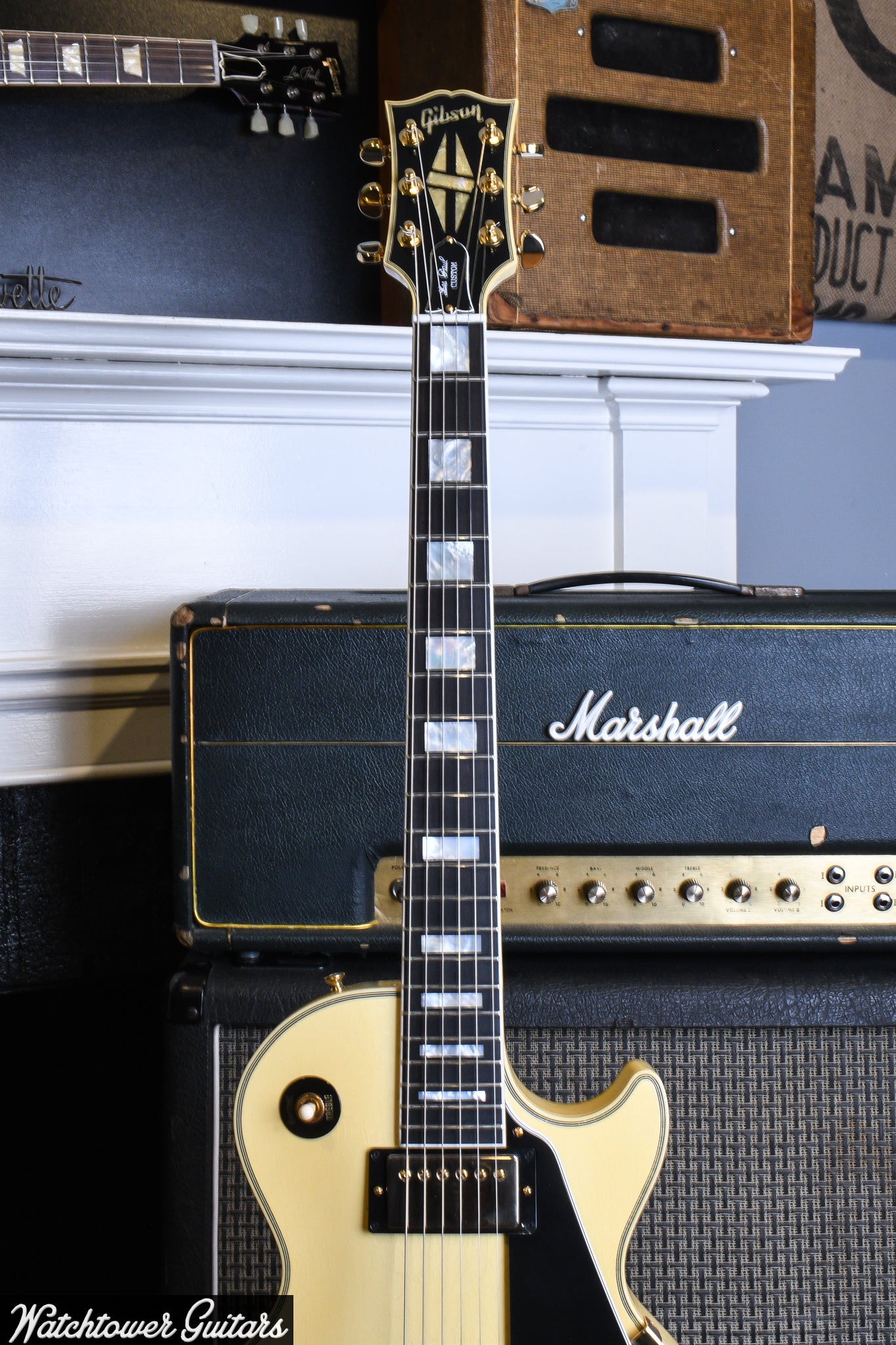 2021 Gibson Les Paul Custom Murphy Lab *M2M Ultra Light Aged* Classic White