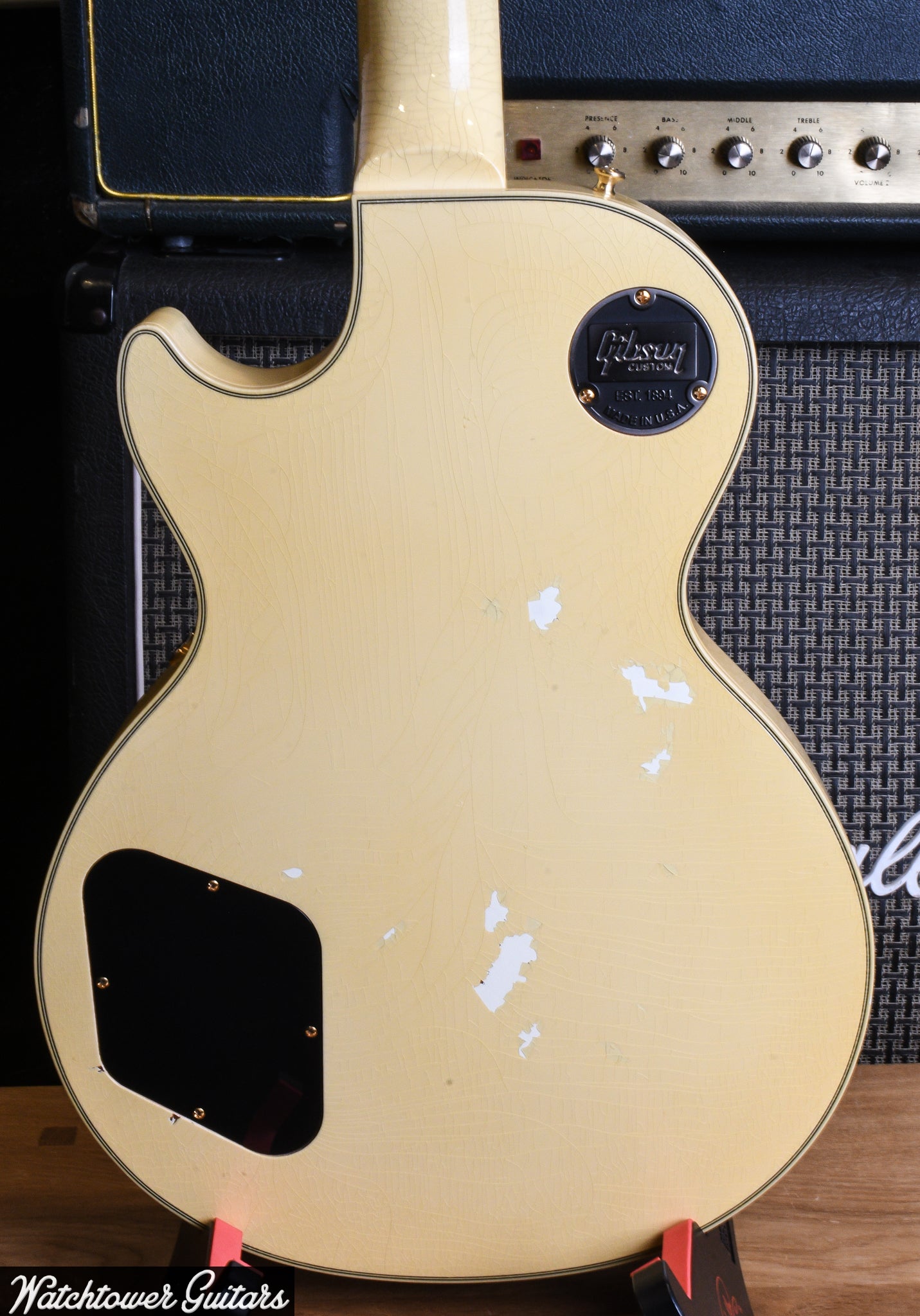 2021 Gibson Les Paul Custom Murphy Lab *M2M Ultra Light Aged* Classic White