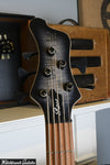 2023 Mayones MB Patriot 5 String Bass Trans Jeans Black Burst Matte Finish